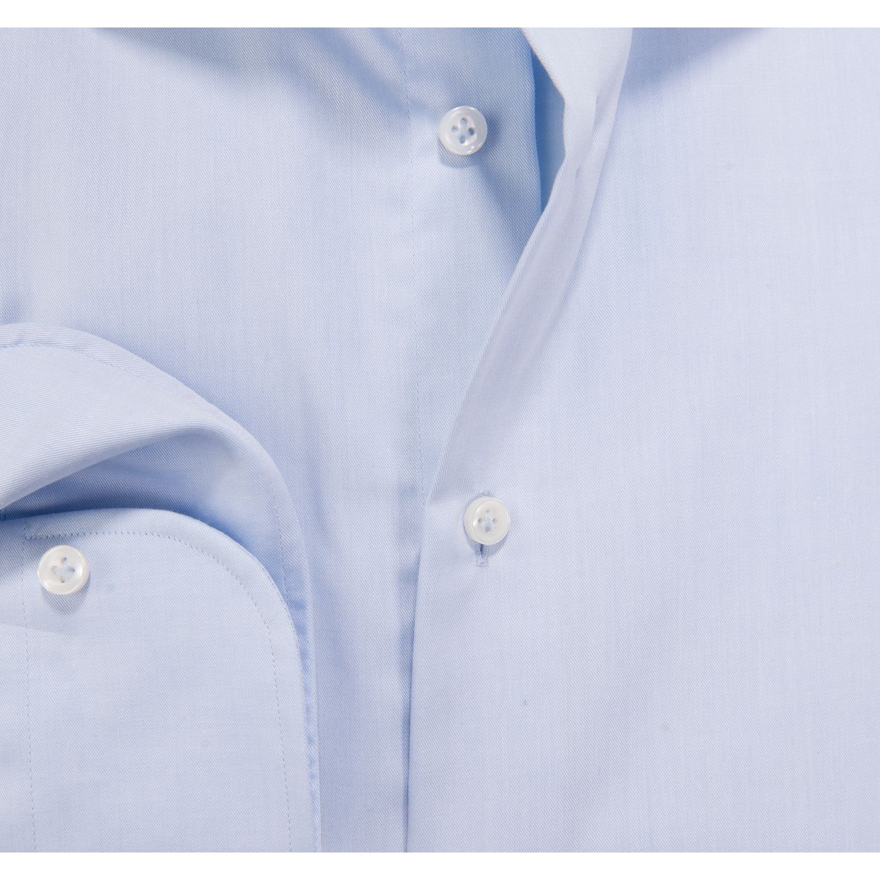 Profuomo Originale Regular fit Overhemd LM Blauw 014694-32-37