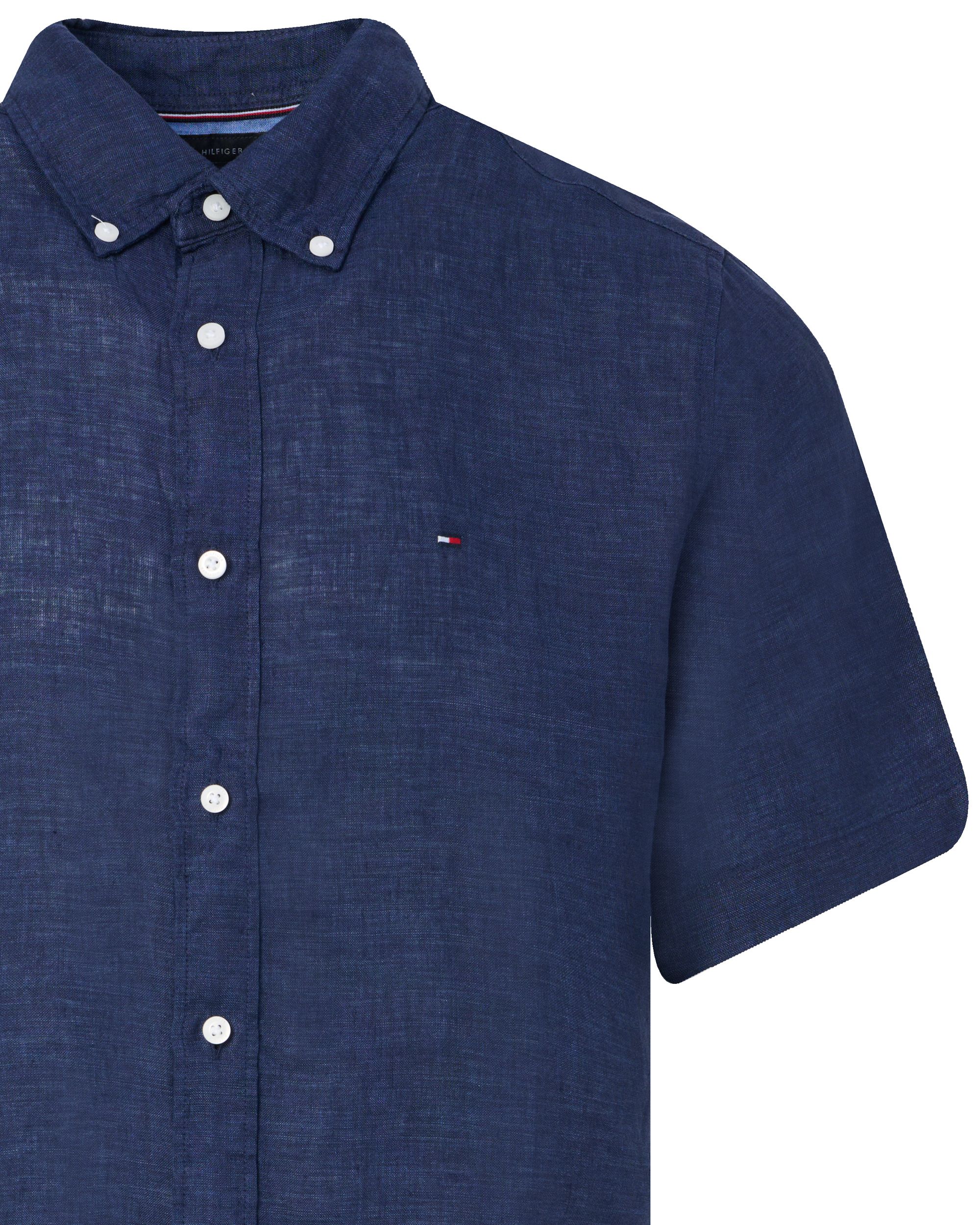 Tommy Hilfiger Menswear Casual Overhemd KM Donker blauw 094682-001-L